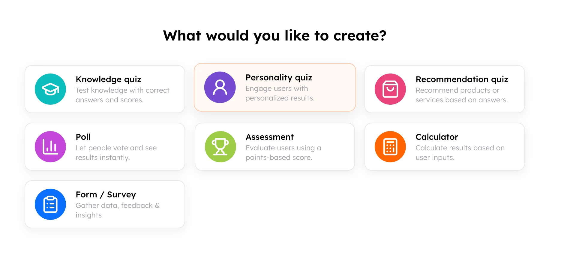 EZhog builder type picker for forms